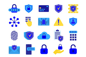 Collection of blue and yellow, a Technology Illustration by Woters little shop