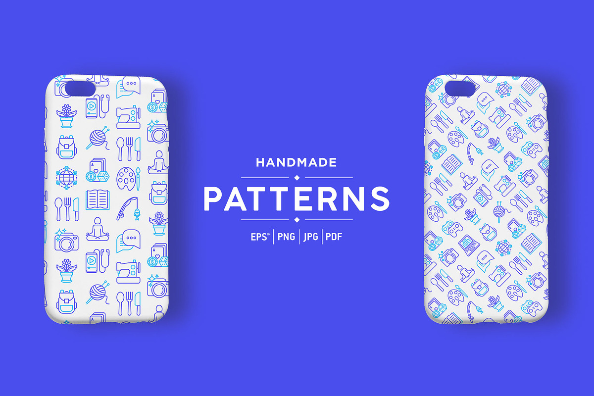 Hobby Patterns Collection, a Pattern Graphic by Alex Blogoodf (Photo 2 of 9)