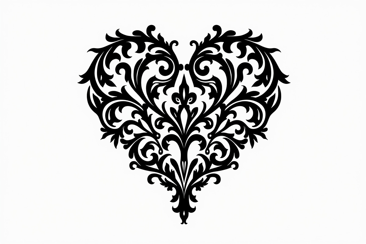 Romantic Lace Heart Clipart, an Illustration by Artivon (Photo 14 of 21)