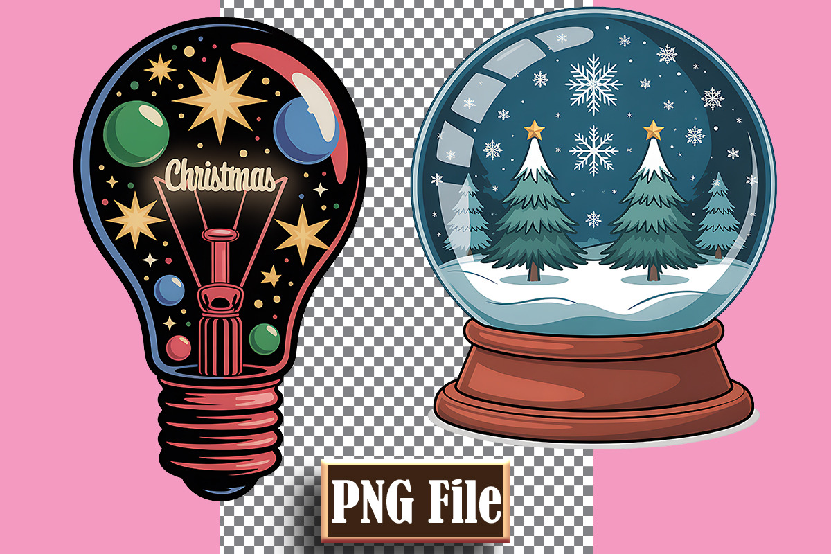 Chritmas Sublimation Bundle Png, a Seasonal Illustration by protabsorkar11 (Photo 7 of 9)