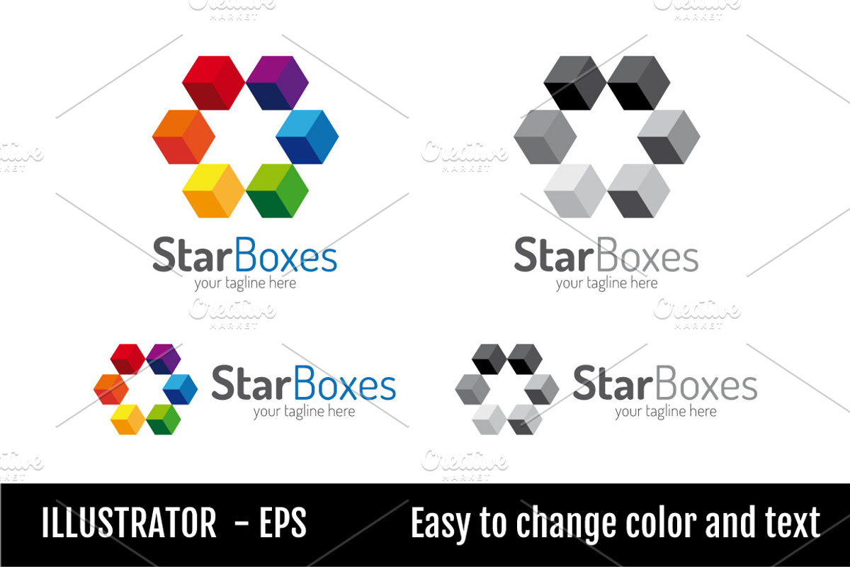 Star Boxes, a Branding & Logo Template by doghead (Photo 2 of 2)