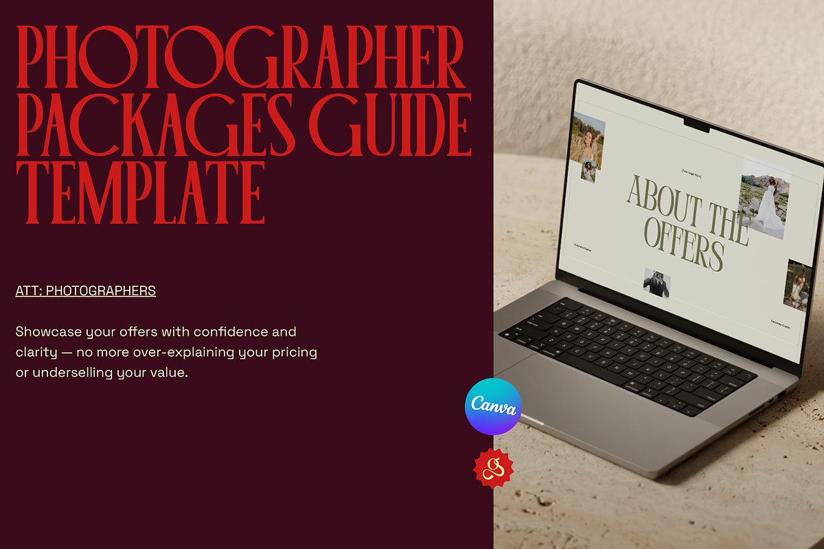 Photographer's Packages Template, a Marketing Template by Third Ginger Studio (Photo 1 of 8)