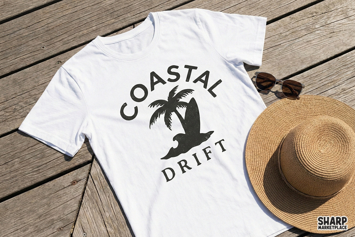 Coastal Drift PNG, Surfing Palm, an Illustration by SharpMarketplace (Photo 3 of 4)