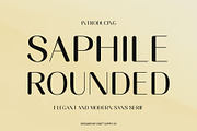 Saphile Rounded, a Sans Serif Font by Craft Supply Co. (Thumbnail 1 of 8)