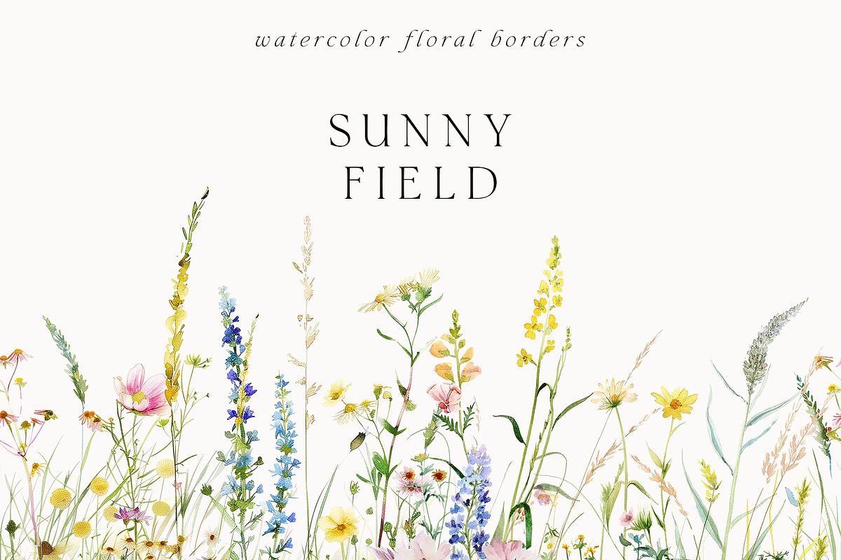 Waterolor Floral Borders Bundle, a Decorative Illustration by Lana Elanor (Photo 71 of 97)