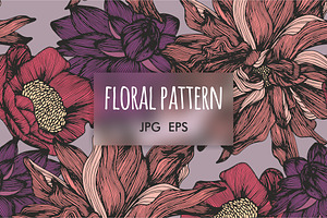 Floral seamless pattern