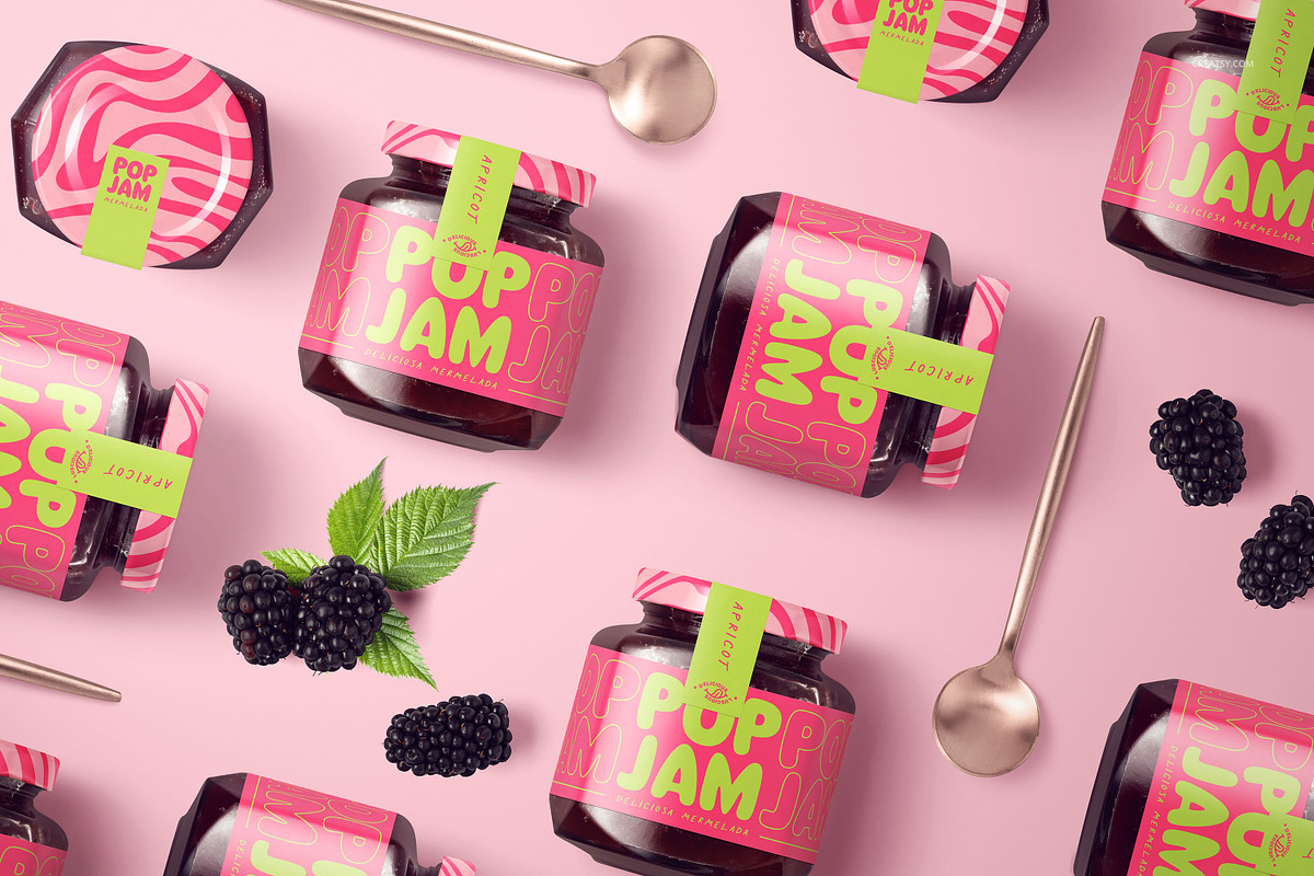 Jam Jar Mockup Bundle, a Cups & Container Mockup by creatsy5 (Photo 16 of 65)