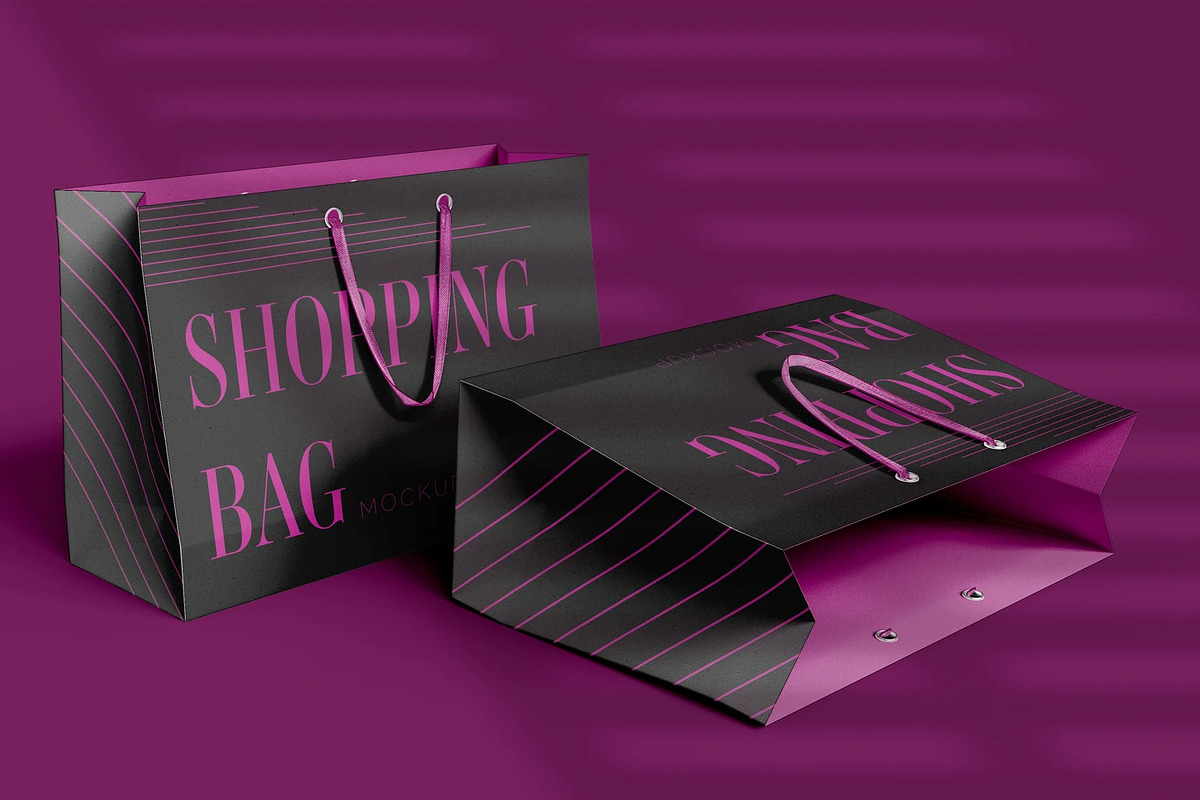 Shopping Bag Mockup, a Packaging Mockup by skybluecreative (Photo 2 of 2)