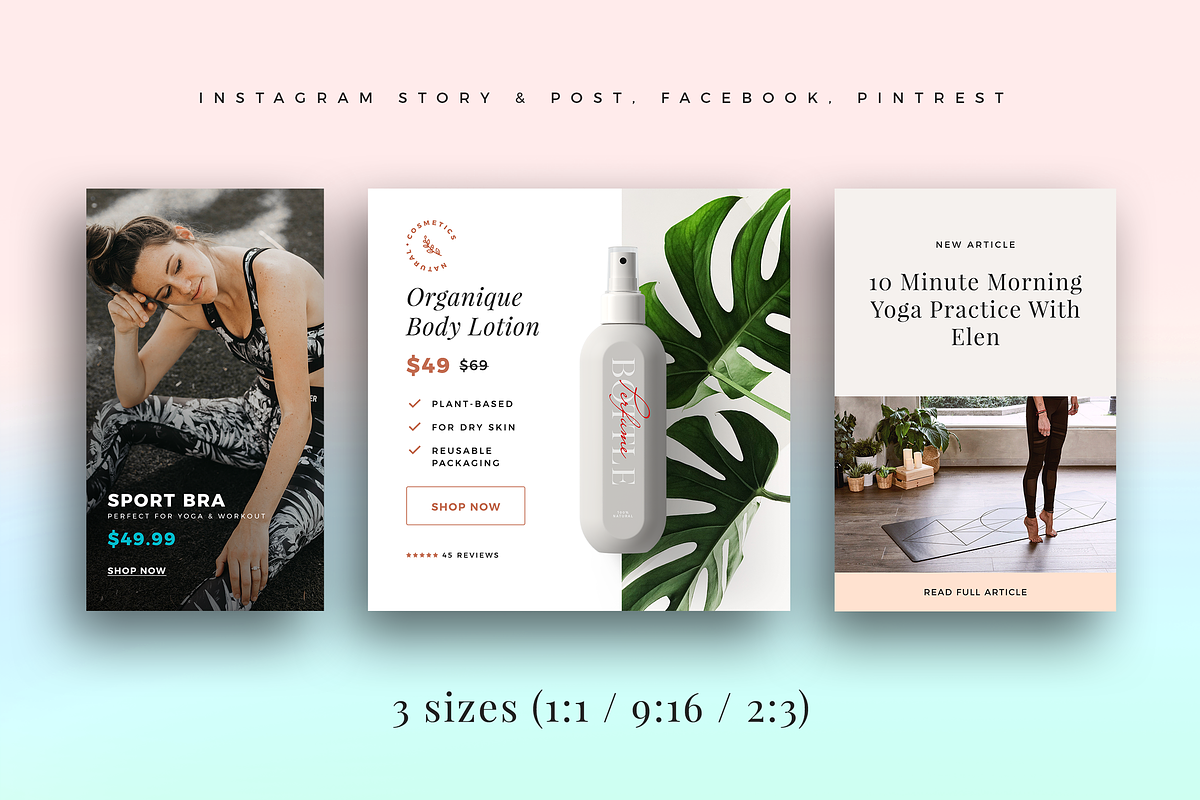 20 unique Social Media Templates, a Social Media Template by The Cave Graphics (Photo 6 of 7)
