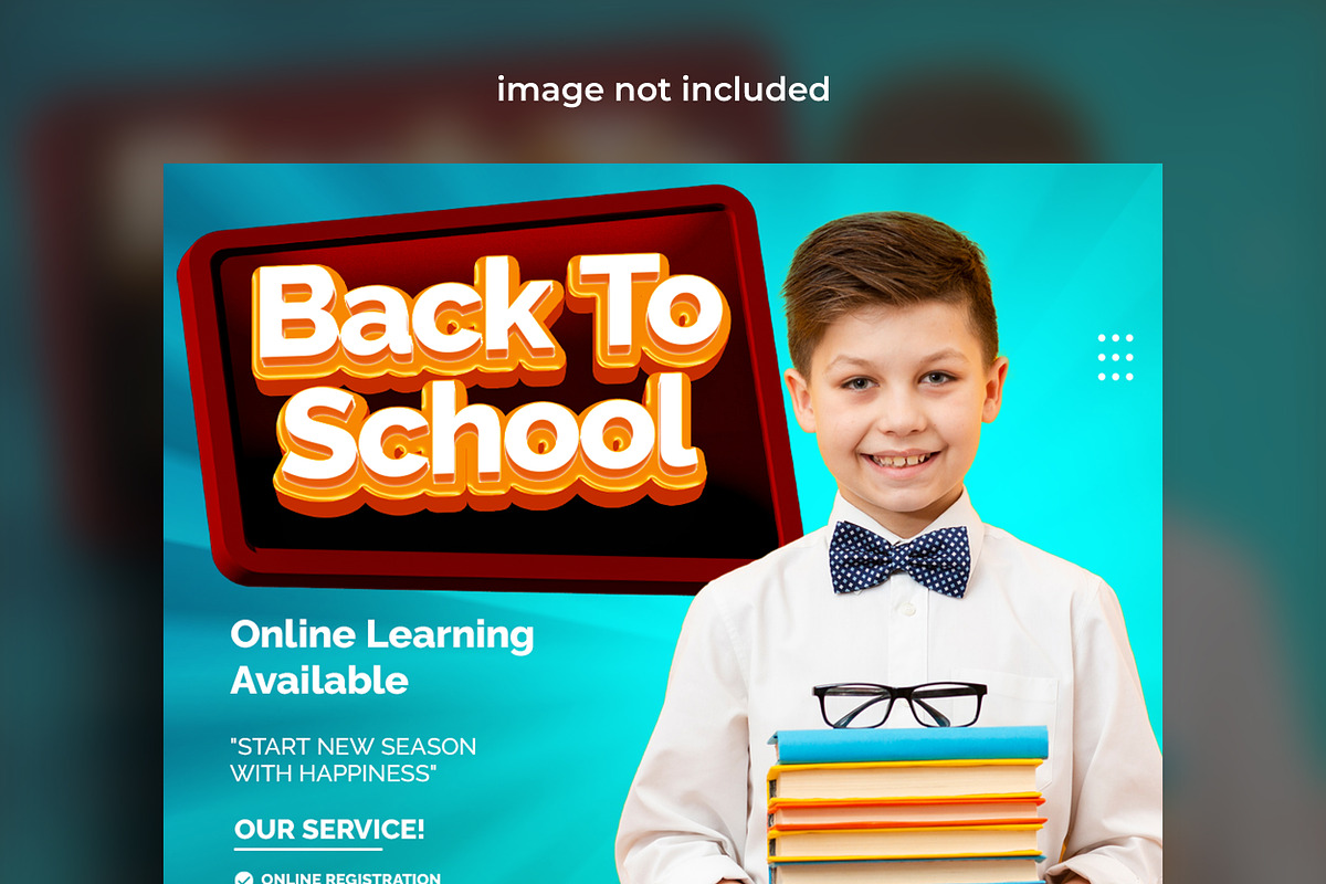 School admission social media post, a Social Media Template by mdmijanur0187 (Photo 2 of 2)