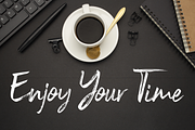 Black Vosten - Brush Font, a Script Font by Pandanwangi (Thumbnail 4 of 10)