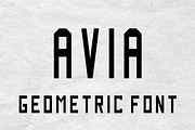 AVIA geometric font, a Font by NKuvshinov (Thumbnail 4 of 4)
