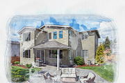 Digital House Painting Art Creator, an Action Add-On by MRI STUDIO (Thumbnail 19 of 29)
