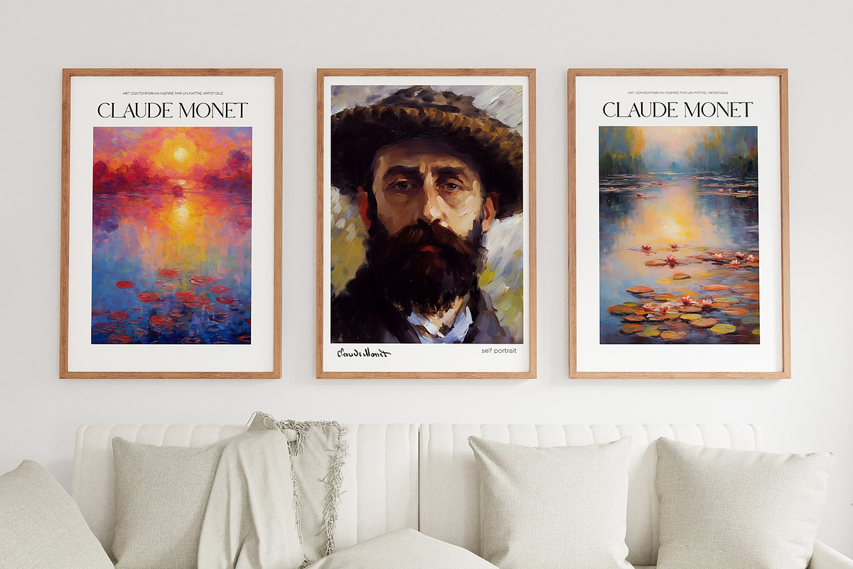 Art Poster Echoing Monet's Style, a Decorative Illustration by Vibrand Studio (Photo 8 of 14)