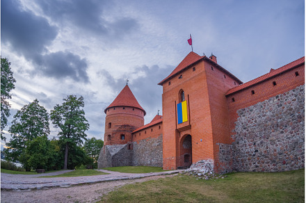 Trakai Castle on the island in the, an Architecture Photo by Lukas Jonaitis SHOP