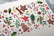 Watercolor  Christmas collection, an Illustration by martynmarin (Thumbnail 7 of 7)