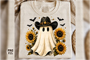 Cow Print Ghost Png,Halloween PNG, a Seasonal Illustration by Libby Wishes (Thumbnail 1 of 3)