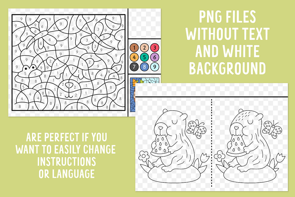 Capybara coloring games for kids, an Education Illustration by Lexi Claus (Photo 14 of 17)