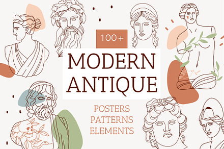 MODERN ANTIQUE vector gods bundle