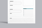 Weekly Planner Layout, a Stationery Template by MightyDesign (Thumbnail 5 of 8)
