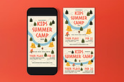 Kids Summer Camp Flyer, a Flyer Template by graphicook (Thumbnail 3 of 3)
