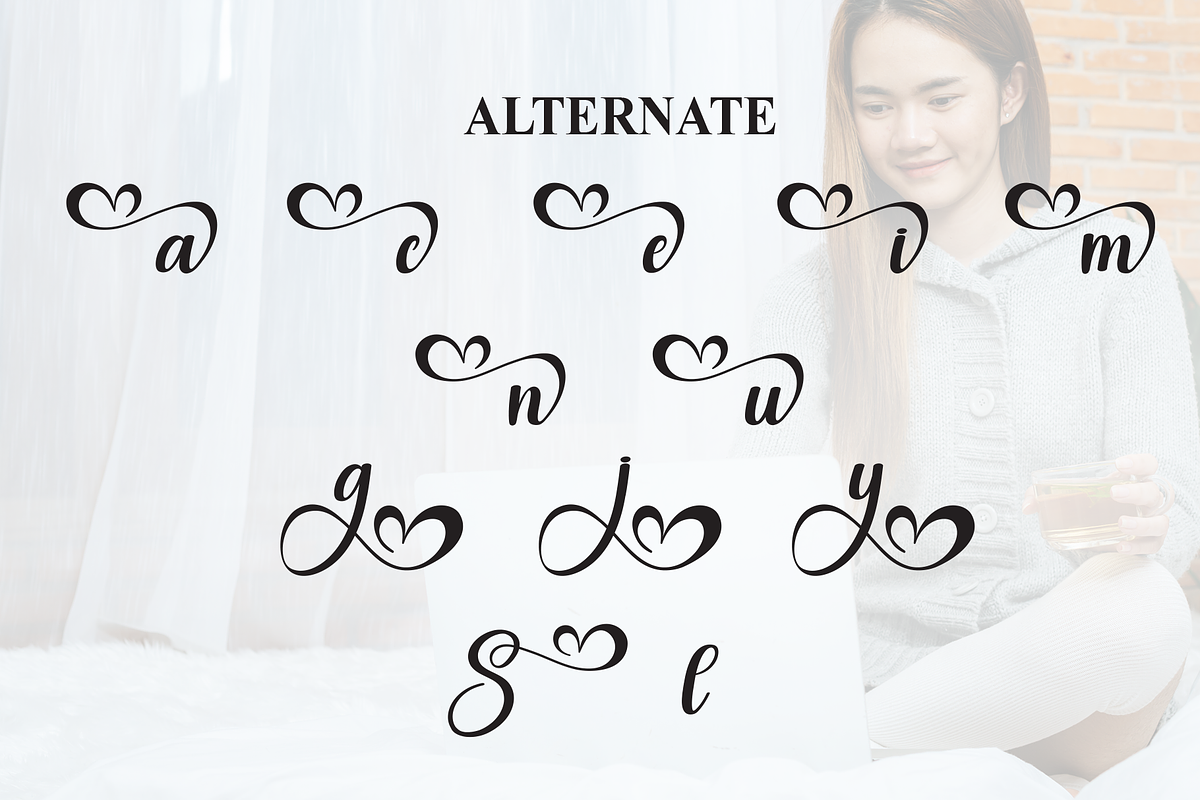 Stayhome | Script Font, a Handwritten Font by Scratchones (Photo 8 of 9)