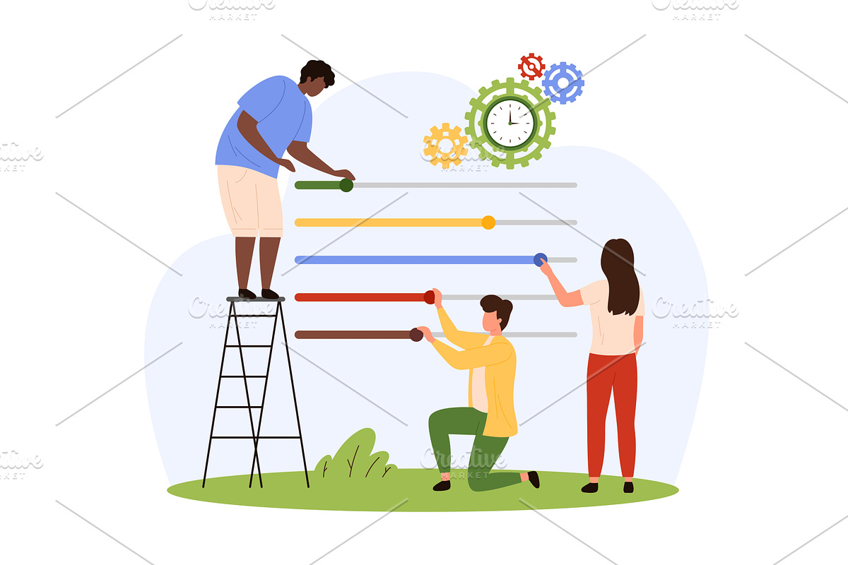 Improvement and customization of, a Technology Illustration by Flashvector