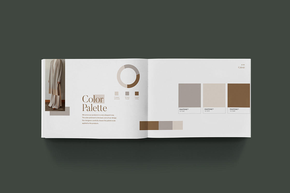 PS & Canva Celeste Brand Guideline, a Magazine Template by Eviory (Photo 9 of 14)