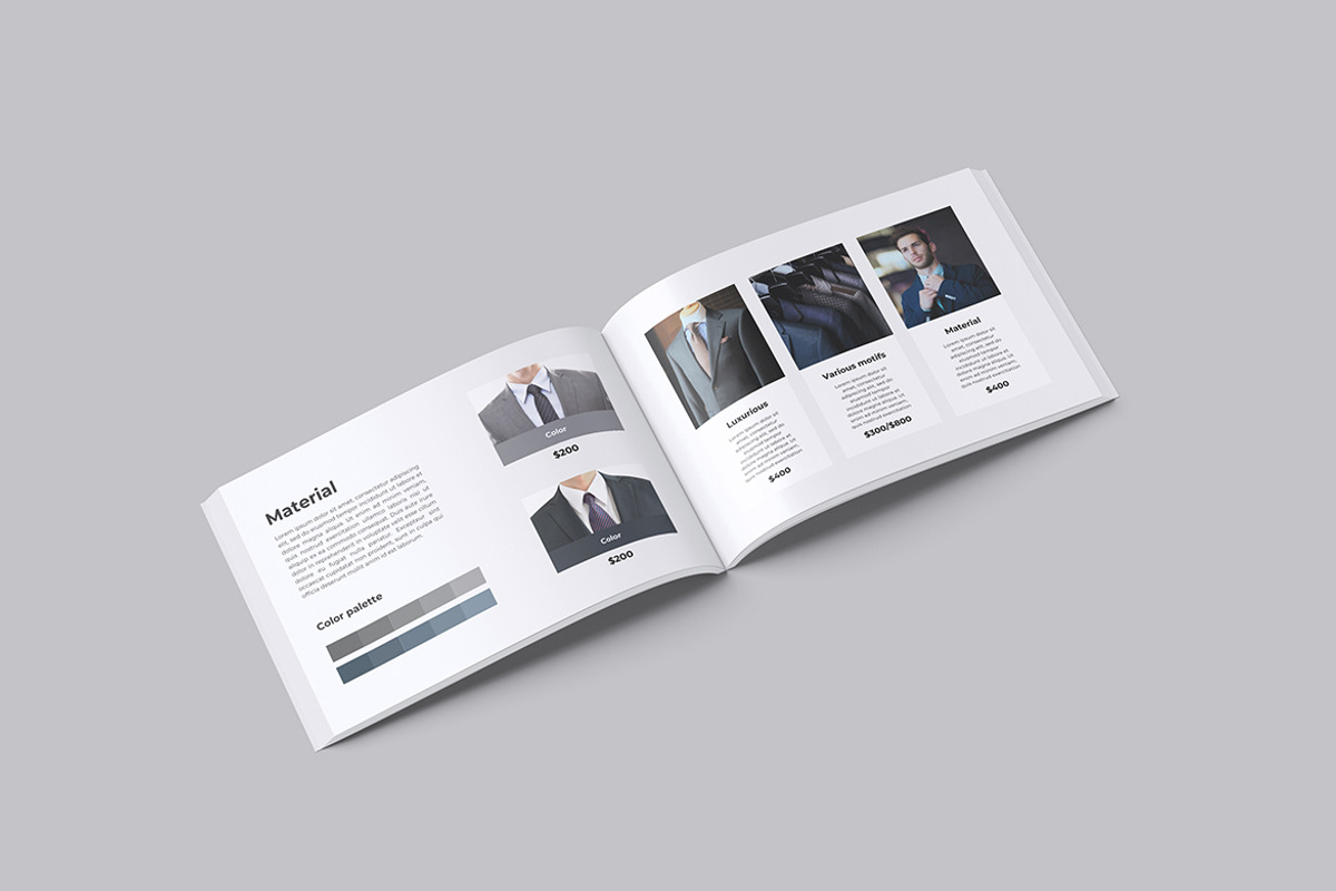 Magazine Landscape Mockup, a Magazine Template by graphicstory (Photo 1 of 5)
