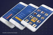 UI Mobile APP, an UI Kit Template by Alireza Farzad (Thumbnail 4 of 6)