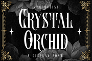 Crystal Orchid Display Blackletter, a Blackletter Font by dansdesign (Thumbnail 1 of 6)