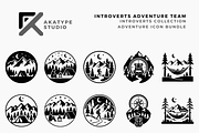 Introverts Adventure Team Icon, a Solid Icon by Akatype Studio (Thumbnail 1 of 3)