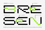 Brezsign - Modern Pixel Modular Sans, a Sans Serif Font by Typia Nesia (Thumbnail 3 of 10)