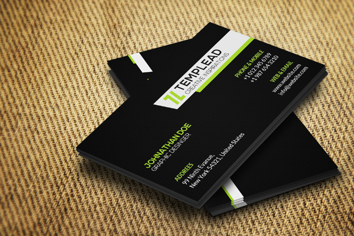Corporate Business Card CM080, a Business Card Template by annozio (Photo 2 of 4)