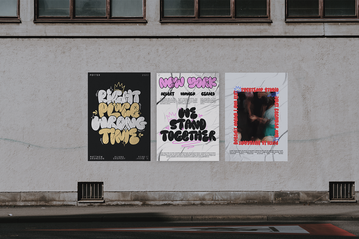 Holymoly Bubble Graffiti Display, a Handwritten Font by Typetemp Studio (Photo 12 of 15)