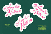 Ayeshy Clanita Bold Calligraphy, a Script Font by stylishtype.co (Thumbnail 19 of 20)