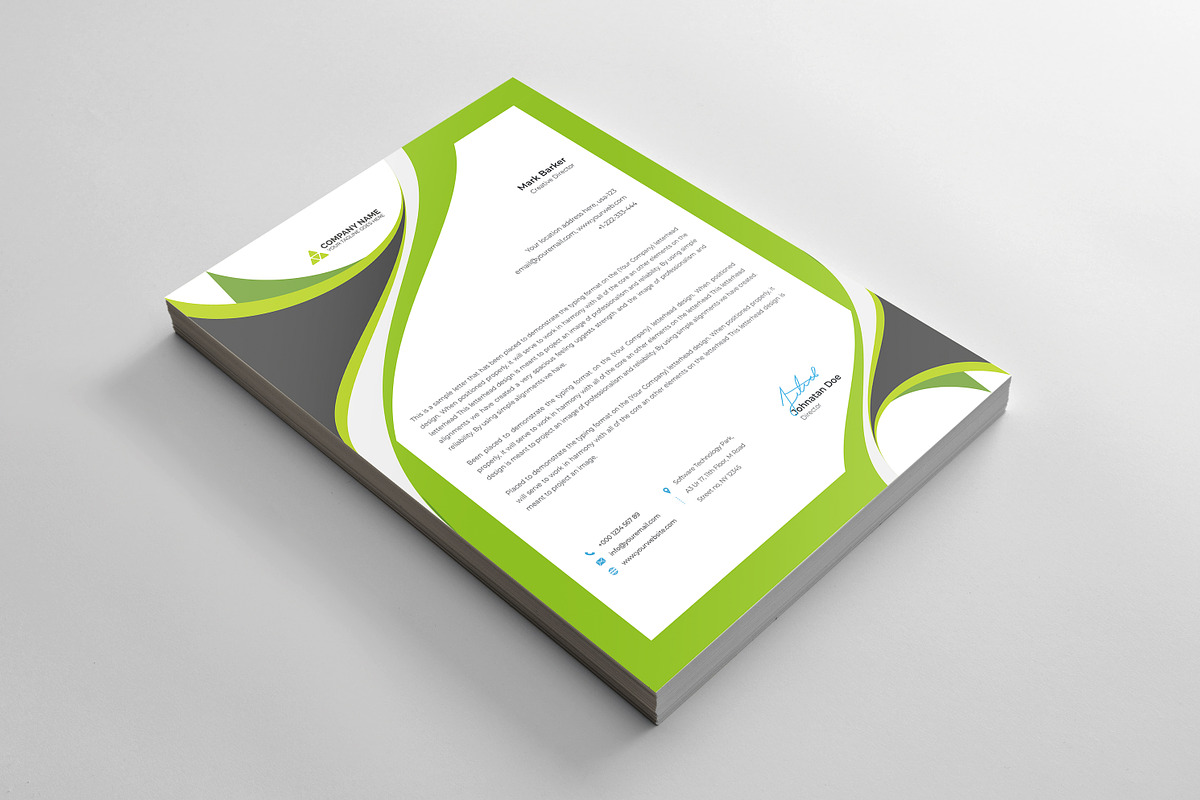 Letterhead, a Stationery Template by Curve Design (Photo 4 of 4)