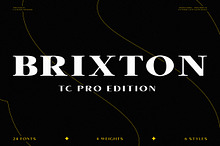 Brixton TC Pro Font collection