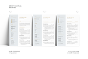 Clean Resume Template, a Resume Template by GraphicFlava (Thumbnail 3 of 8)