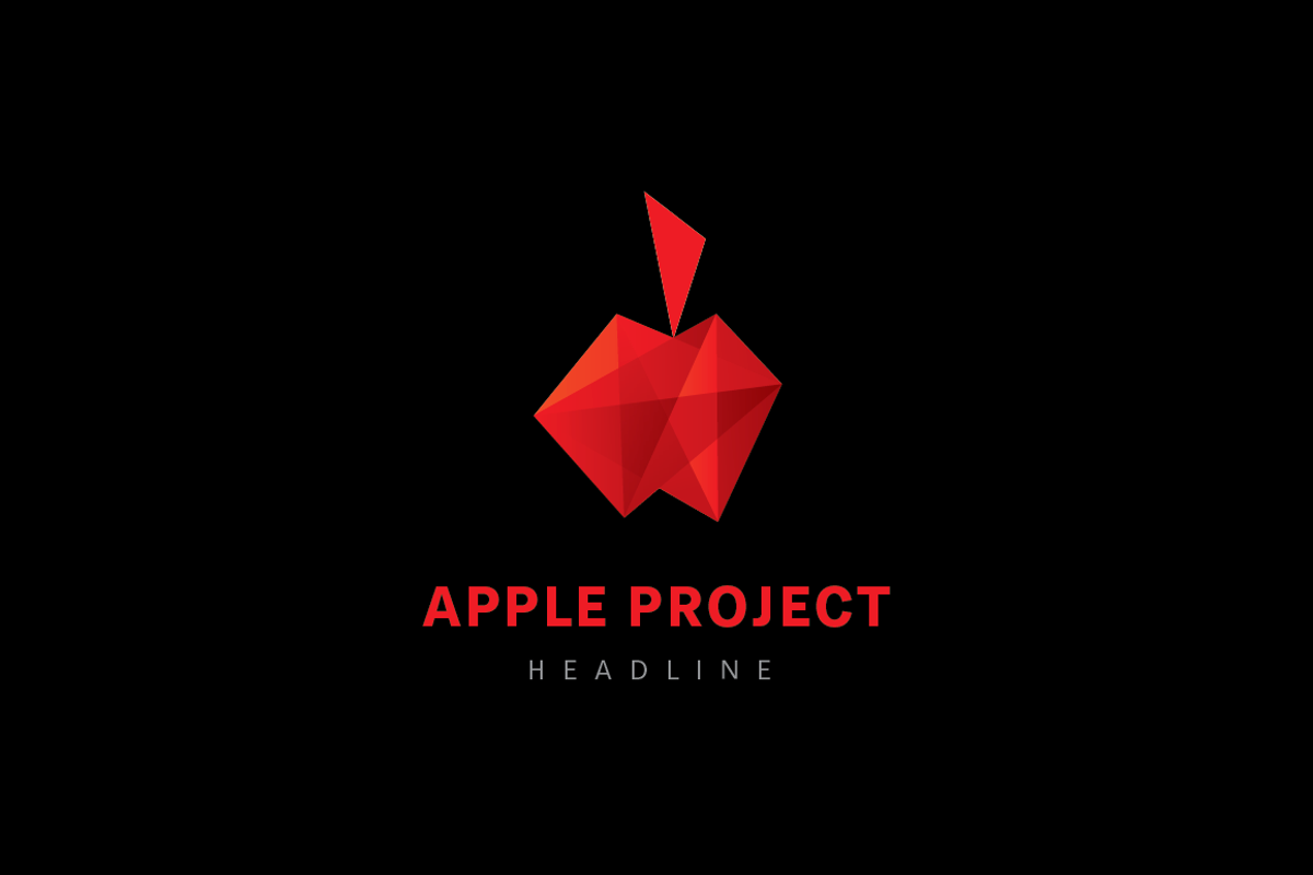 Apple project logo., a Branding & Logo Template by Anton Akhmatov