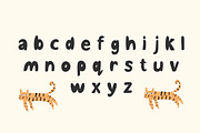 fancy tiger - cute hand drawn font, a Handwritten Font by Ashiya Pixel (Thumbnail 4 of 5)