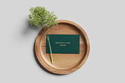Business card mockup, an Advertising Mockup by AndikaGraphic (Thumbnail 3 of 5)