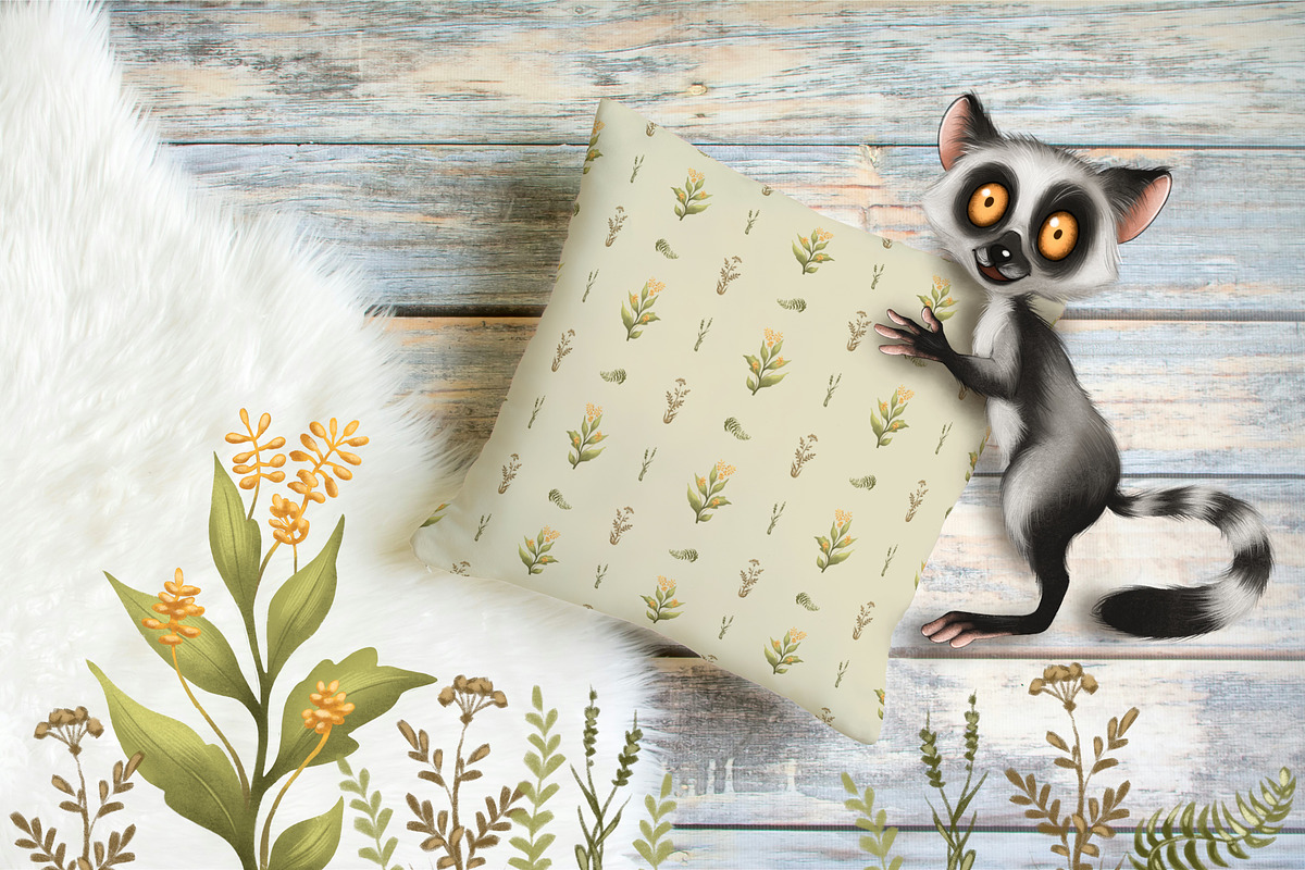 Camping adventure with a lemur, an Illustration by IrynaPanashii (Photo 9 of 12)