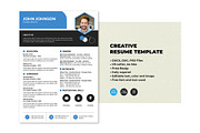 Creative Resume, a Resume Template by KHIDD (Thumbnail 1 of 4)