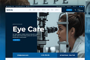 Optometrist WordPress Theme, a WordPress Template by Nicdark Themes (Thumbnail 1 of 4)
