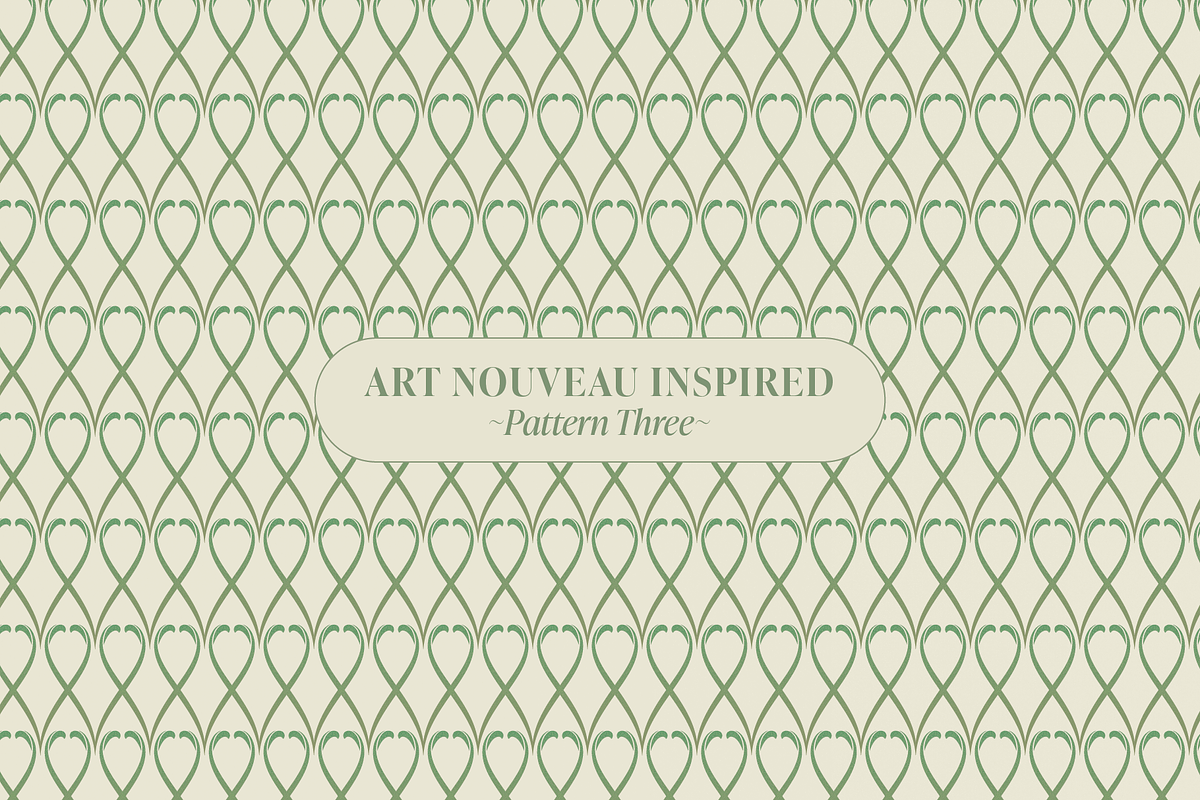 Art Deco & Art Nouveau Patterns, a Pattern Graphic by Shrishti Vajpai (Photo 6 of 16)