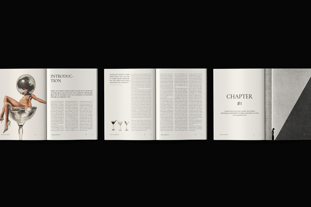 Book Title Layout Design Template, a Brochure Template by ArtisanaAura (Photo 4 of 21)