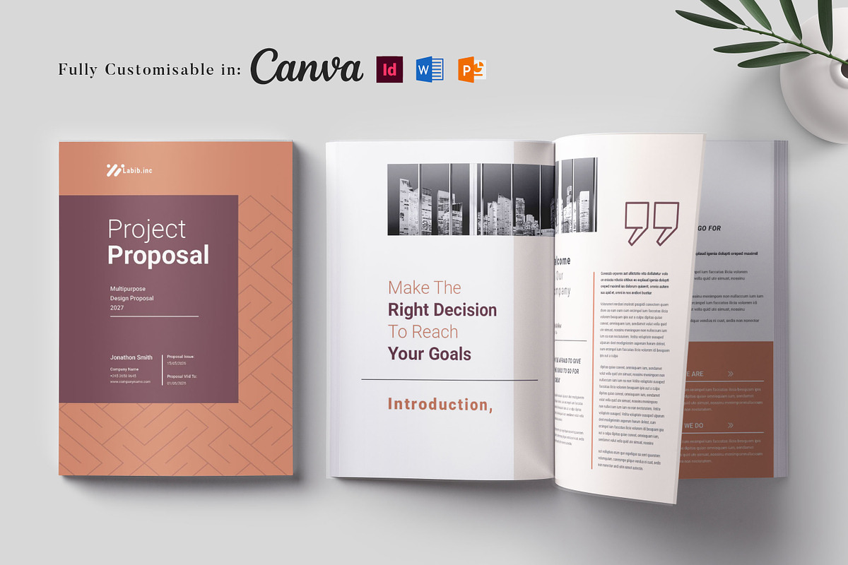 Business Proposal Template, Brochure, a Brochure Template by Niofix (Photo 1 of 6)