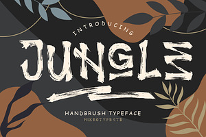 Jungle Handbrush Instagram Font