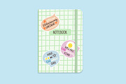 Funny EGG pun stickers, a Food Illustration by LiiaLonn Studio (Thumbnail 2 of 4)
